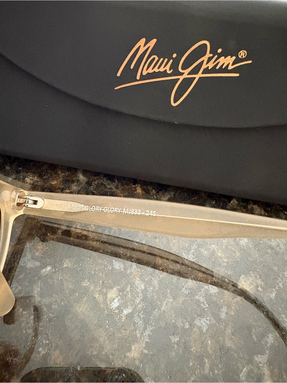 Maui Jim Glory Glory Cat-Eye Sunglasses in Milky Almond - Picture 5 of 7